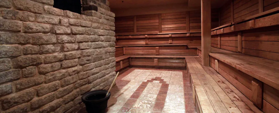 The aromatherapy sauna.